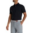 Polo Masc FootJoy Self Collar Athletic Fit