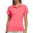 Polo Fem Adidas Ultimate Solid Manga Curta
