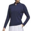 Polo Fem Adidas Quarter Zip Mock