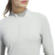 Polo Fem Adidas Quarter Zip Mock