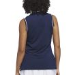 Polo Fem Adidas Quarter Zip sem mangas