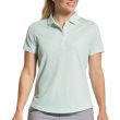 Polo Fem FootJoy Speckle Print manga curta