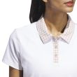 Polo Fem Adidas Gola Xadrez