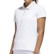 Polo Fem Adidas Grid manga curta