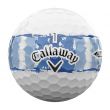 Bolas Callaway Supersoft Branca Stripe Blue c/12
