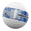 Bolas Callaway Supersoft Branca Stripe Blue c/12