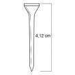 Tee Madeira 1 5/8 Natural pcte c/30