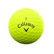 Bolas Callaway Supersoft Amarelas c/3