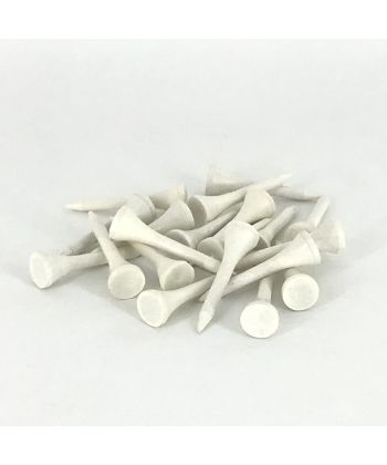 Tee Madeira 1 5/8 Branco pcte c/30