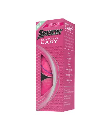 Bolas Srixon Soft Feel Lady Pink c/3