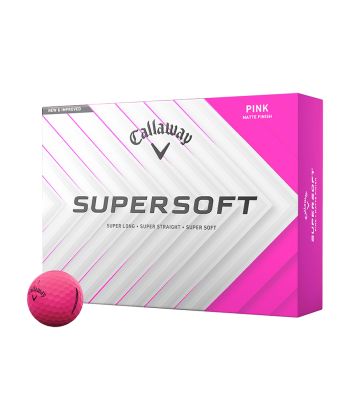 Bolas Callaway Supersoft Pink c/12
