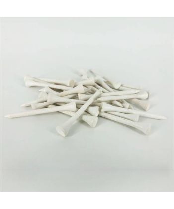 Tee Madeira 2 3/4 Branco pcte c/30