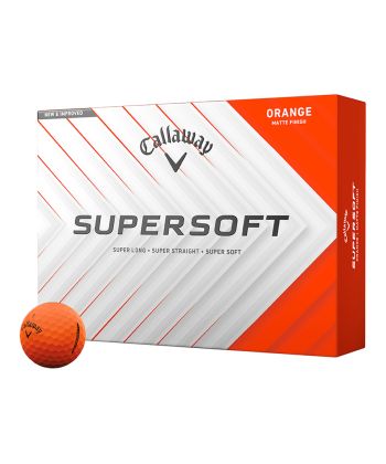 Bolas Callaway Supersoft Laranja c/12
