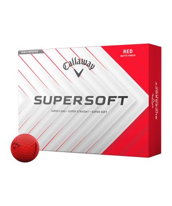 Bolas Callaway Supersoft Vermelha c/12