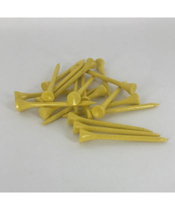Tee Madeira 2 3/4 Amarelo pcte c/30