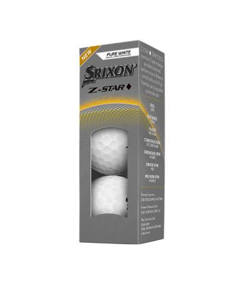 Bolas Srixon Z-Star Diamond White c/3