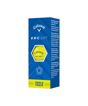 Bolas Callaway ERC Soft Amarela c/3