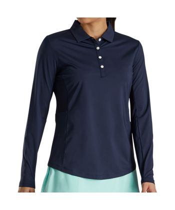 Polo Fem FootJoy Sun Protection Manga Longa