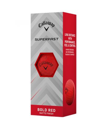 Bolas Callaway Superfast Vermelha c/3