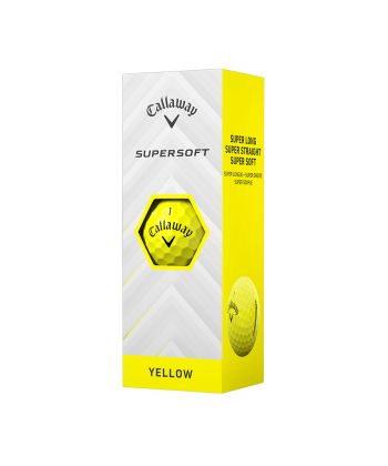 Bolas Callaway Superfast Amarela c/3