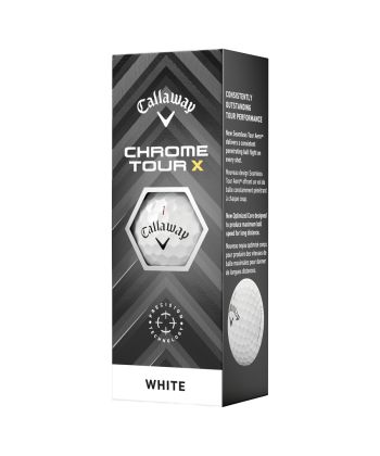 Bolas Callaway Chrome Tour X c/3