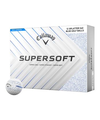 Bolas Callaway Supersoft Splatter Blue c/12
