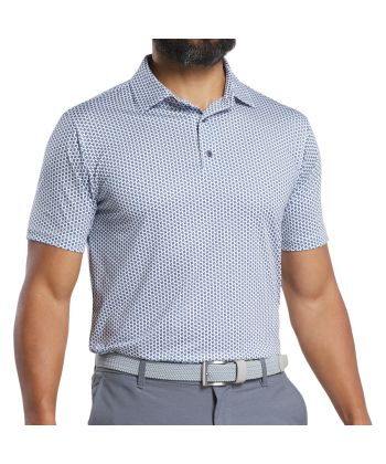 Polo Masc FootJoy Houndstooth Geo