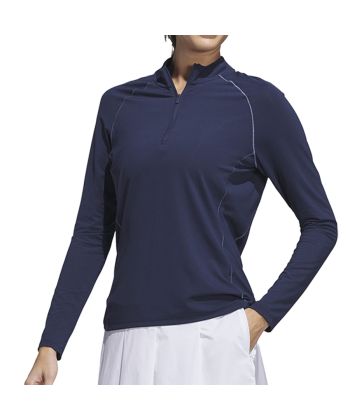 Polo Fem Adidas Quarter Zip Mock