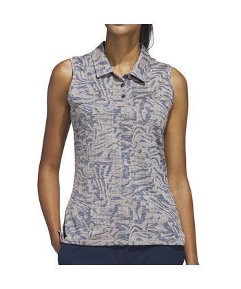 Polo Fem Adidas Jacquard Printed sem mangas
