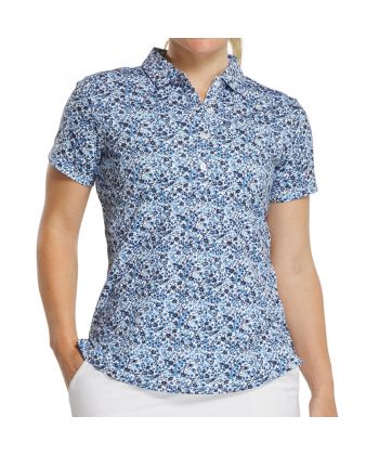 Polo Fem FootJoy Estampada manga curta