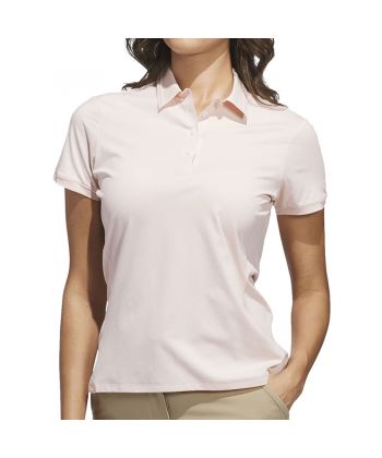 Polo Fem Adidas Tour Twistknit manga curta