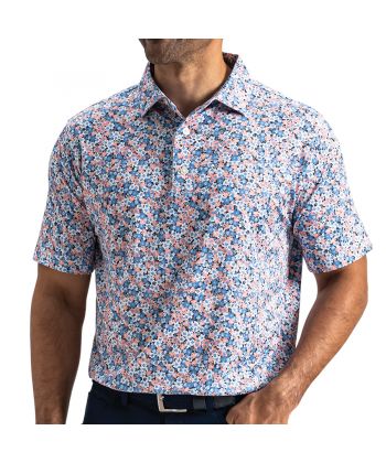 Polo Masc FootJoy Multi Floral