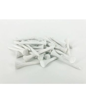 Tee Madeira 2 1/8 Branco - Pct c/30