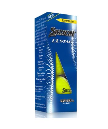 Bolas Srixon Q-Star Yellow c/3