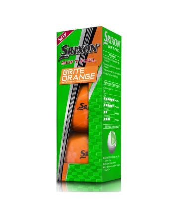 Bolas Srixon Soft Feel Brite Laranja c/3