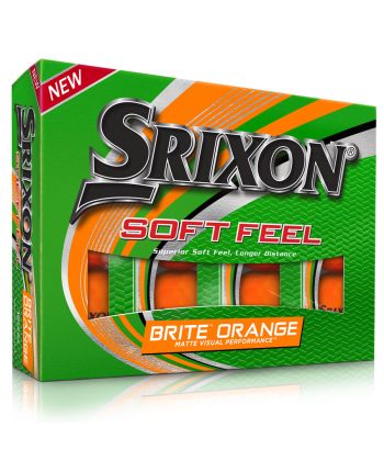 Bolas Srixon Soft Feel Brite Laranja c/12