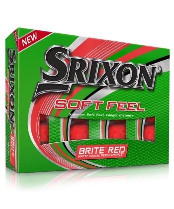 Bolas Srixon Soft Feel Brite Vermelha c/12