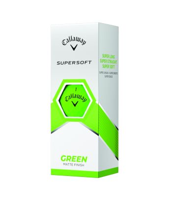 Bolas Callaway Supersoft Verde c/3