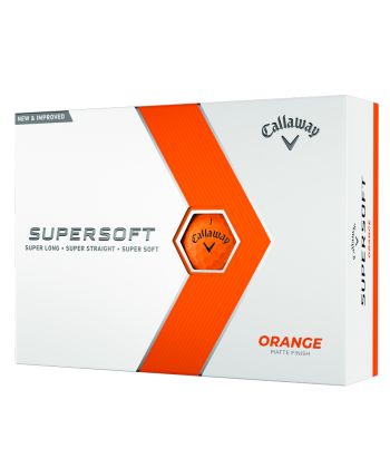 Bolas Callaway Supersoft Laranja c/12