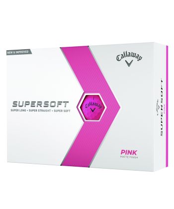 Bolas Callaway Supersoft Pink c/12