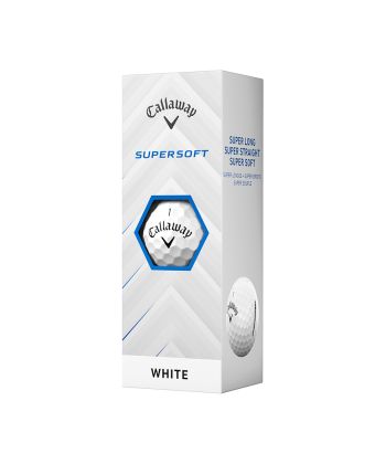 Bolas Callaway Supersoft Branca c/3
