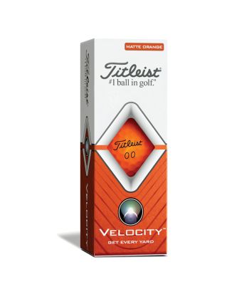 Bolas Titleist Velocity Laranja c/3