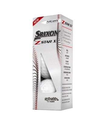 Bolas Srixon Z-Star XV White c/3