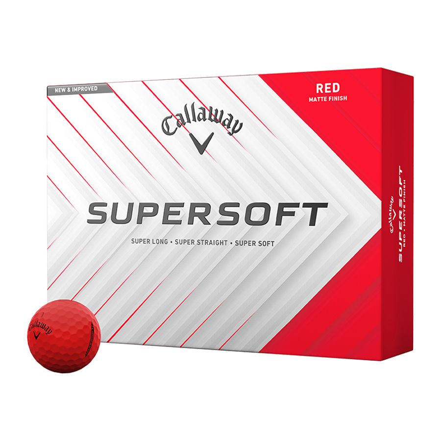 São Bento Golfe Bolas Callaway Supersoft Vermelha c/12 A maior