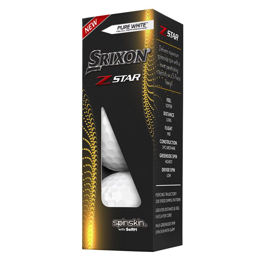 São Bento Golfe Bolas Srixon Z-Star White c/3 A maior loja de
