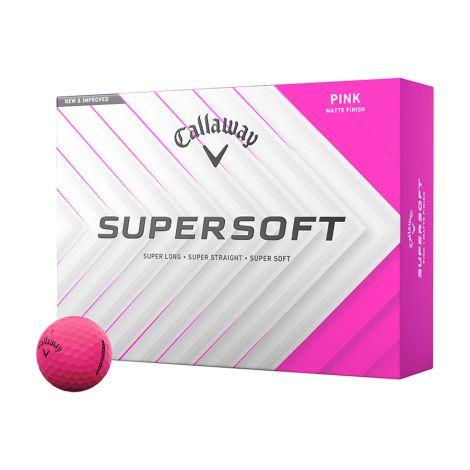 Bolas Callaway Supersoft Pink c/12