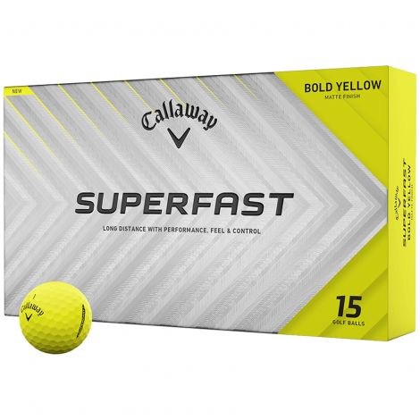 Bolas Callaway Superfast Amarela c/15