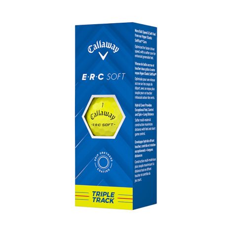 Bolas Callaway ERC Soft Amarela c/3