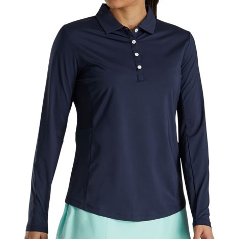 Polo Fem FootJoy Sun Protection Manga Longa