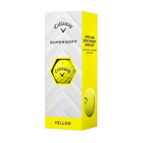 Bolas Callaway Superfast Amarela c/3